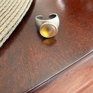 Vintage Silver Tone Ring Size 5.25